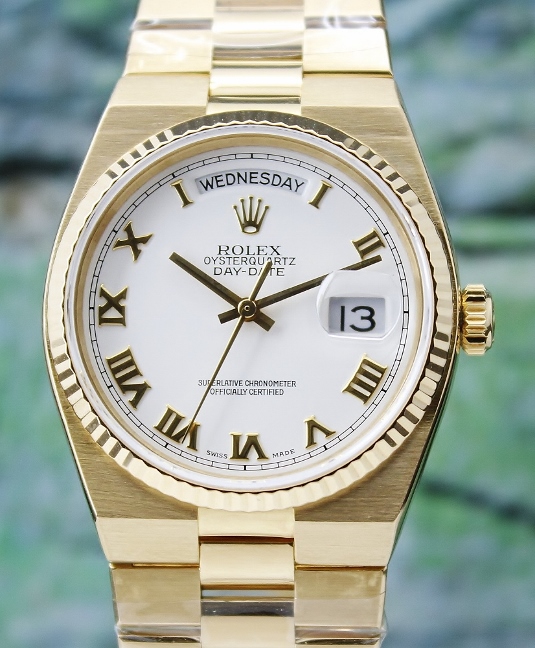 (image for) A ROLEX 18K YELLOW GOLD OYSTER QUARTZ / 19018
